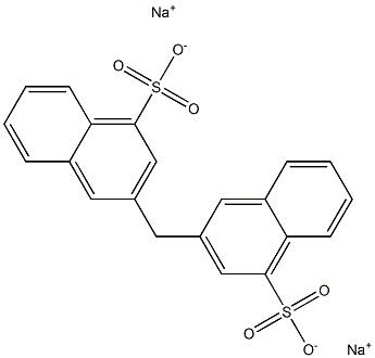 2,2'-Methylenebis(4-naphthalenesulfonic acid)disodium salt Struktur