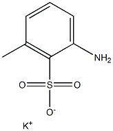 2-Amino-6-methylbenzenesulfonic acid potassium salt Struktur