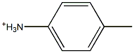 (4-Methylphenyl) ammonium Struktur