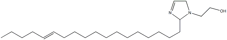 2-(13-Octadecenyl)-3-imidazoline-1-ethanol Struktur