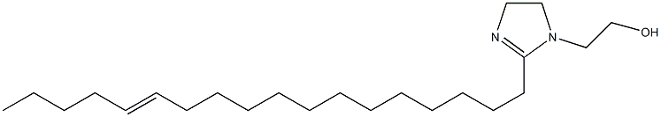 2-(13-Octadecenyl)-2-imidazoline-1-ethanol Struktur