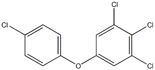 3,4,5-Trichlorophenyl 4-chlorophenyl ether Struktur