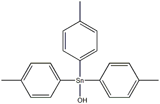 Tritolyltin hydroxide Struktur