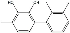 6-Methyl-3-(2,3-dimethylphenyl)benzene-1,2-diol Struktur