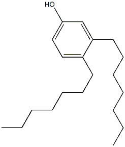 3,4-Diheptylphenol Struktur