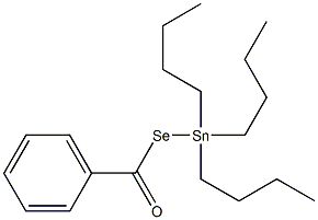 Benzenecarboselenoic acid Se-(tributylstannyl) ester Struktur