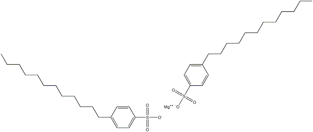 Bis(4-dodecylbenzenesulfonic acid)magnesium salt Struktur