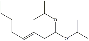 3-Octenal diisopropyl acetal Struktur