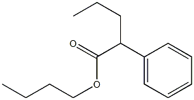 2-Phenylpentanoic acid butyl ester Struktur