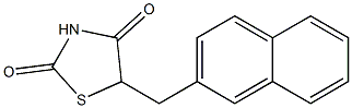 5-(2-Naphthalenylmethyl)thiazolidine-2,4-dione Struktur