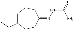 4-Ethyl-1-cycloheptanone semicarbazone Struktur