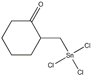 2-[(Trichlorostannyl)methyl]cyclohexan-1-one Struktur