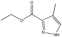 4-Methyl-1H-pyrazole-3-carboxylic acid ethyl ester Struktur