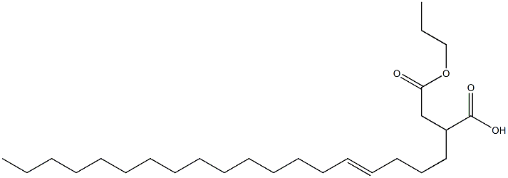 2-(4-Nonadecenyl)succinic acid 1-hydrogen 4-propyl ester Struktur