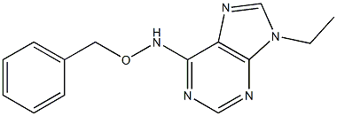 6-[(Benzyloxy)amino]-9-ethyl-9H-purine Struktur