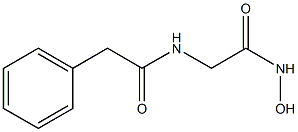 2-(2-Phenylacetylamino)acetohydroxamic acid Struktur