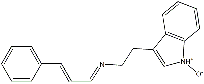 N-[2-(1H-Indol-3-yl)ethyl]-3-phenyl-2-propen-1-imine N-oxide Struktur