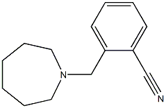 2-[(2,3,4,5,6,7-Hexahydro-1H-azepin)-1-ylmethyl]benzonitrile Struktur