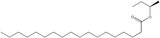 (-)-Stearic acid (R)-sec-butyl ester Struktur