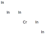 Chromium pentaindium Struktur