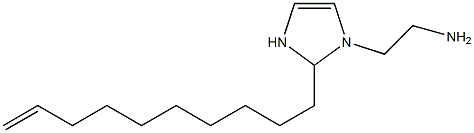 1-(2-Aminoethyl)-2-(9-decenyl)-4-imidazoline Struktur