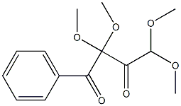 2,2,4,4-Tetramethoxy-1-phenyl-1,3-butanedione Struktur