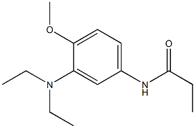 N-(3-Diethylamino-4-methoxyphenyl)propionamide Struktur