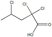 2,2,4-Trichlorovaleric acid Struktur