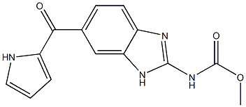 [6-(1H-Pyrrol-2-ylcarbonyl)-1H-benzimidazol-2-yl]carbamic acid methyl ester Struktur