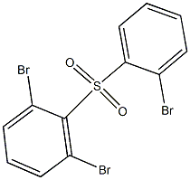 2,6-Dibromophenyl 2-bromophenyl sulfone Struktur