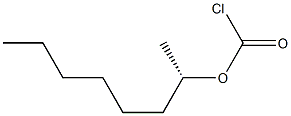 (+)-Chloroformic acid (S)-1-methylheptyl ester Struktur