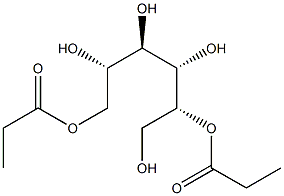 D-Glucitol 1,5-dipropionate Struktur