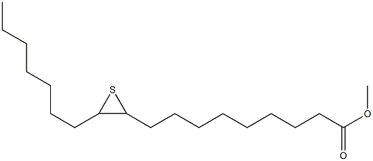 10,11-Epithiostearic acid methyl ester Struktur