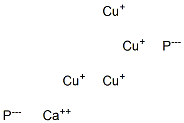 Calcium tetracopper(I) diphosphide Struktur