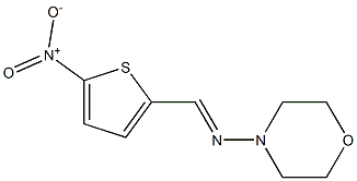 5-Nitro-2-[(morpholin-4-yl)iminomethyl]thiophene Struktur