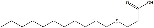 3-(Undecylthio)propionic acid Struktur