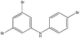 3,5-Dibromophenyl 4-bromophenylamine Struktur