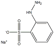 2-Hydrazinobenzenesulfonic acid sodium salt Struktur