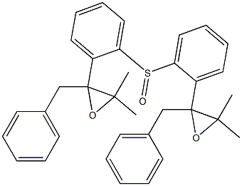 (2-Benzyl-3,3-dimethyloxiranyl)phenyl sulfoxide Struktur