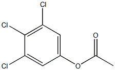 Acetic acid 3,4,5-trichlorophenyl ester Struktur