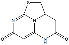 2,2a,3,4,5,7-Hexahydro-1-thia-5,8,8b-triazaacenaphthylene-4,7-dione Struktur