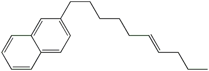 2-(6-Decenyl)naphthalene Struktur