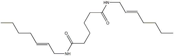 N,N'-Di(2-heptenyl)adipamide Structure