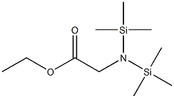 N,N-Bis(trimethylsilyl)glycine ethyl ester Struktur