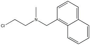 N-(2-Chloroethyl)-N-methyl-1-naphthalenemethanamine Struktur