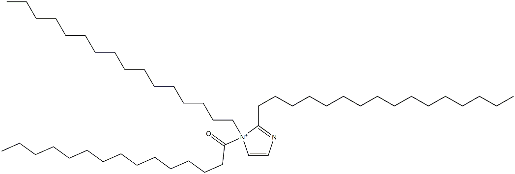 1,2-Dihexadecyl-1-pentadecanoyl-1H-imidazol-1-ium Struktur