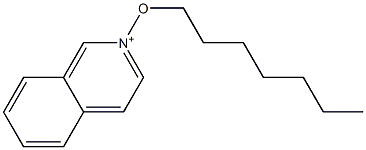 2-Heptyloxyisoquinolinium Struktur