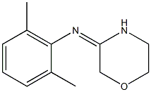 3-[(2,6-Dimethylphenyl)imino]morpholine Struktur