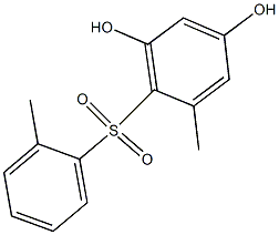 4,6-Dihydroxy-2,2'-dimethyl[sulfonylbisbenzene] Struktur