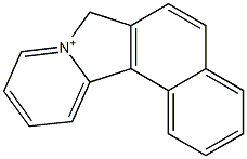 7H-Benzo[g]pyrido[2,1-a]isoindolium Struktur